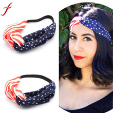 American Flag Sport Sweatband Headband